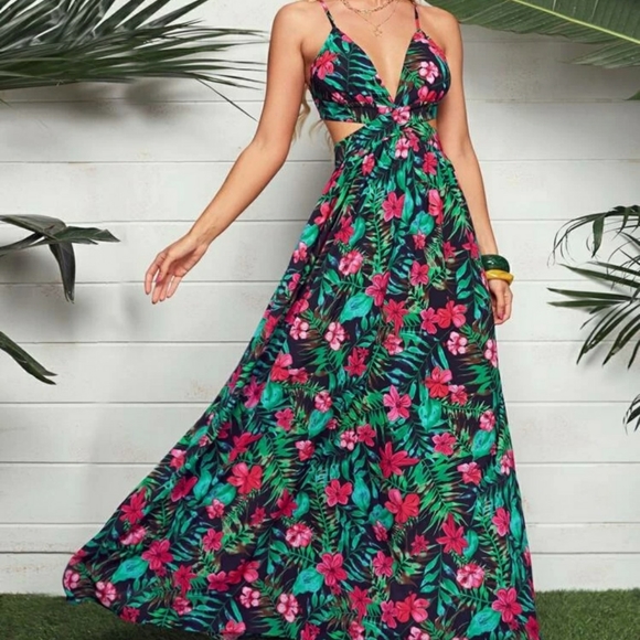 Floral maxi dress - Picture 4 of 7